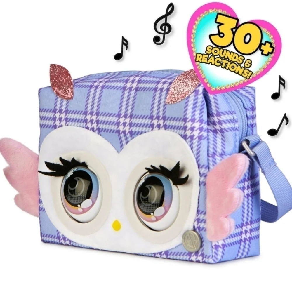 Perfect Pet Hoot Couture Owl, Interactive Pet Toy & Crossbody Kids Bag